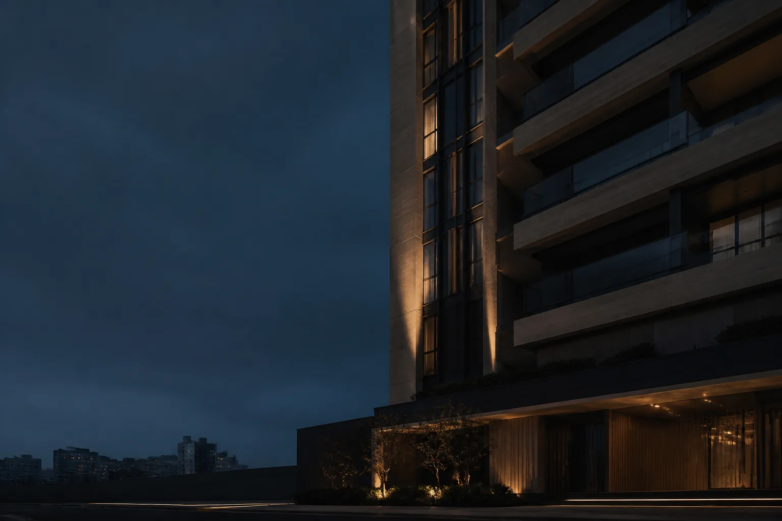 Edifício residencial contemporâneo